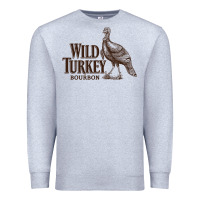 Heather Grey wild turkey bourbon Premium Sweatshirt - lanVoArt