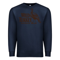 Navy wild turkey bourbon Premium Sweatshirt - lanVoArt