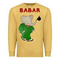 Antique Gold babar the elephant Premium Sweatshirt - lanVoArt