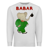 Dove Grey babar the elephant Premium Sweatshirt - lanVoArt