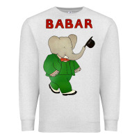 Oatmeal Heather babar the elephant Premium Sweatshirt - lanVoArt