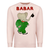 Pale Pink babar the elephant Premium Sweatshirt - lanVoArt