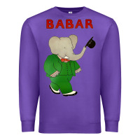 Purple babar the elephant Premium Sweatshirt - lanVoArt