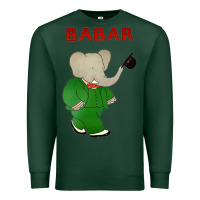 Sports Green babar the elephant Premium Sweatshirt - lanVoArt