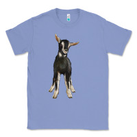 Colony Blue Hand Drawn Baby Alpine Goat Classic Tee - LillyAllenDesigns