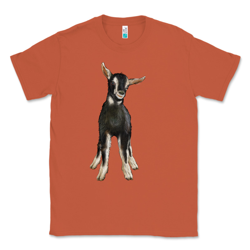 Hand Drawn Baby Alpine Goat Classic Tee by LillyAllenDesigns | Teevron