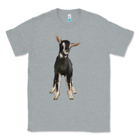 Heather Grey Hand Drawn Baby Alpine Goat Classic Tee - LillyAllenDesigns