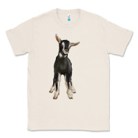 Natural Hand Drawn Baby Alpine Goat Classic Tee - LillyAllenDesigns