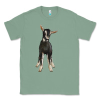 Sage Hand Drawn Baby Alpine Goat Classic Tee - LillyAllenDesigns