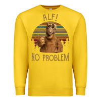 Lemon alf alien no problem vintage Premium Sweatshirt - lanVoArt