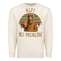 Sandshell alf alien no problem vintage Premium Sweatshirt - lanVoArt