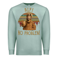 Seafoam alf alien no problem vintage Premium Sweatshirt - lanVoArt