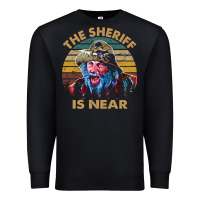 The Sheriff Is Near Blazing Art Saddles Do It Vintage Gift For Fans Premium Sweatshirt | Teevron
