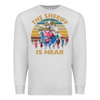 Dove Grey the sheriff is near blazing art saddles do it vintage gift for fans Premium Sweatshirt - lanVoArt