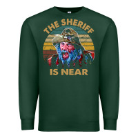 Sports Green the sheriff is near blazing art saddles do it vintage gift for fans Premium Sweatshirt - lanVoArt