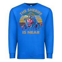 True Royal the sheriff is near blazing art saddles do it vintage gift for fans Premium Sweatshirt - lanVoArt