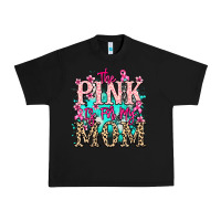 Black The pink is for my Mom Cancer Awareness Urban Heavy Tee - HowdyJamesFarm