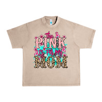 French Oak The pink is for my Mom Cancer Awareness Urban Heavy Tee - HowdyJamesFarm