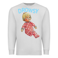 Dove Grey drowsy doll Premium Sweatshirt - lanVoArt