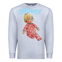 Heather Grey drowsy doll Premium Sweatshirt - lanVoArt