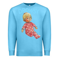 Ocean Blue drowsy doll Premium Sweatshirt - lanVoArt