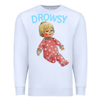 White drowsy doll Premium Sweatshirt - lanVoArt