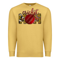 Antique Gold cricket mom Premium Sweatshirt - RacoonDesign