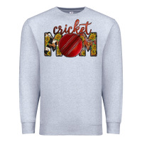 Heather Grey cricket mom Premium Sweatshirt - RacoonDesign