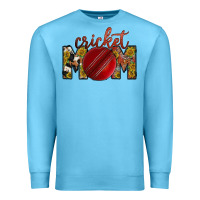 Ocean Blue cricket mom Premium Sweatshirt - RacoonDesign