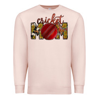 Pale Pink cricket mom Premium Sweatshirt - RacoonDesign