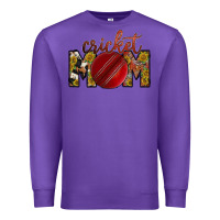 Purple cricket mom Premium Sweatshirt - RacoonDesign