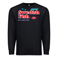 Black swedish fish Premium Sweatshirt - lanVoArt