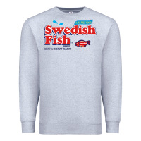 Heather Grey swedish fish Premium Sweatshirt - lanVoArt