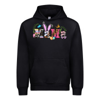 Black easter bunny mama Urban Hoodie - BarkalooDesign