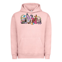 Pigment Salmon easter bunny mama Urban Hoodie - BarkalooDesign