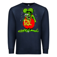 Navy ratfink Premium Sweatshirt - lanVoArt