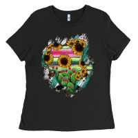 Black Durango State Of Mexico Map Ladies Tee - RanaPortraitStore