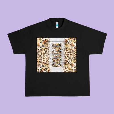 Mother's Day Mini Leopard Tumbler Tbs Urban Heavy Tee Designed By Tumblerdesignbyshophia