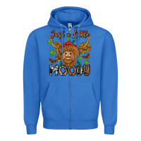 True Royal Just a Little Moody Zipper Hoodie - CowhideDigitalArt