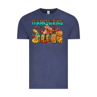 Vintage Denim Thanksgiving crew Vintage Tee - NancyCooperArtShop