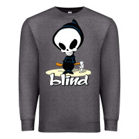 Charcoal Heather Blind Skateboards TShirts Gift For Fans Premium Sweatshirt - lanVoArt