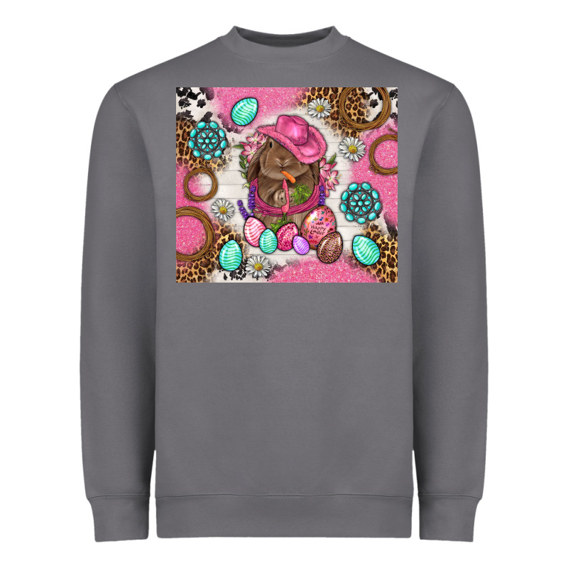 Cowboy Bunny Easter Tumbler Heavyweight Sweatshirt by BundleAndBundleShop | Teevron