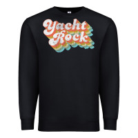 Black vintage fade yacht rock party boat drinking product Premium Sweatshirt - lanVoArt