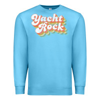 Ocean Blue vintage fade yacht rock party boat drinking product Premium Sweatshirt - lanVoArt