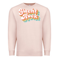 Pale Pink vintage fade yacht rock party boat drinking product Premium Sweatshirt - lanVoArt