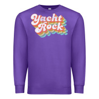Purple vintage fade yacht rock party boat drinking product Premium Sweatshirt - lanVoArt