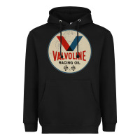 Black valvoline racing sign Heavyweight Hoodie - lanVoArt