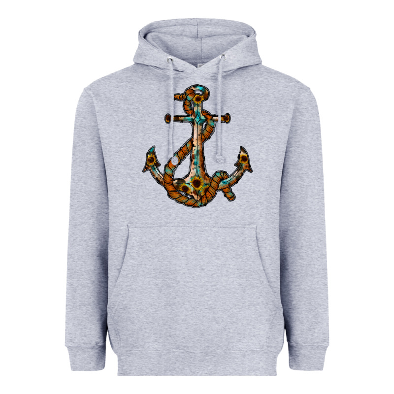 Western Anchor Heavyweight Hoodie by RacoonDesign | Teevron