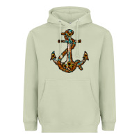 Matcha western anchor Heavyweight Hoodie - RacoonDesign