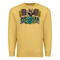 Dog Mom Western Premium Sweatshirt | Teevron